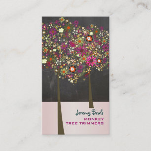 PixDezines Spring Blooms/krijtbord Visitekaartje