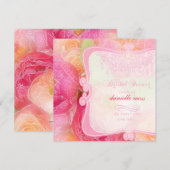 PixDezines Spring bouquet+chadelier/vrijgezellenfe Kaart (Voorkant / Achterkant)