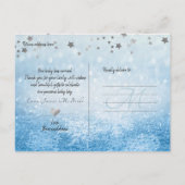 PixDezines Star is geboren, sneeuwbok Aankondigingskaart (Achterkant)