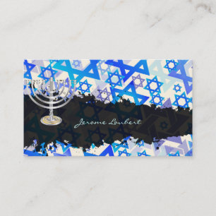 PixDezines STAR OF DAVID, RABBI Visitekaartje