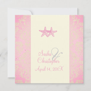 PixDezines Starfish + demask invitations Kaart