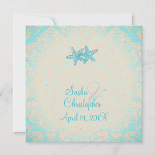 PixDezines Starfish + demask invitations Kaart