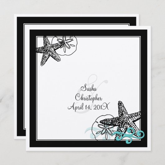 PixDezines STARFISH/FELT ECRU/DIY FONTS+ACHTERGROU Kaart (Voorkant / Achterkant)