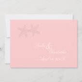 PixDezines Starfish Wedding Invitations Kaart (Voorkant)