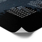 PixDezines Stars+Light Strings Seating Chart Poster (Hoek)