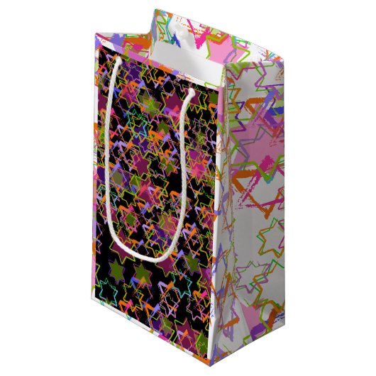 PixDezines ster van david/DIY achtergrond kleur Klein Cadeauzakje (Voorkant Gekanteld)