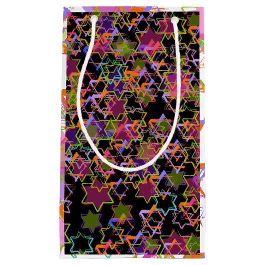 PixDezines ster van david/DIY achtergrond kleur Klein Cadeauzakje (Voorkant)