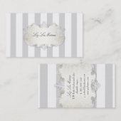 PixDezines stijlvol verstelbare strepen+kleur Visitekaartje (Voorkant / Achterkant)