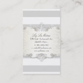 PixDezines stijlvol verstelbare strepen+kleur Visitekaartje (Achterkant)