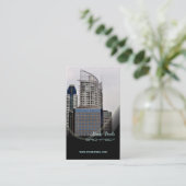 PixDezines Stijlvolle Architecten Visitekaartje (Staand voorkant)