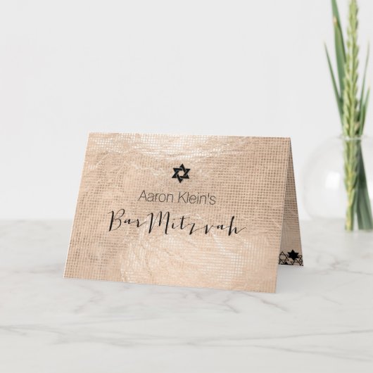 PixDezines stijlvolle fotobar mitzvah/faux folie (Voorkant)