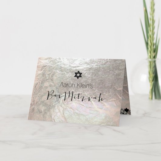 PixDezines stijlvolle fotobar mitzvah/faux folie (Voorkant)