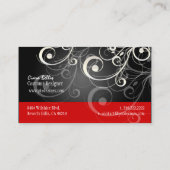 PixDezines Stijlvolle parelstalen Visitekaartje (Achterkant)