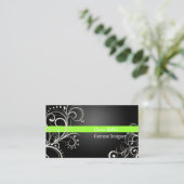 PixDezines Stijlvolle parelstalen Visitekaartje (Staand voorkant)