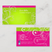 PixDezines Stijlvolle parelstalen Visitekaartje (Voorkant / Achterkant)