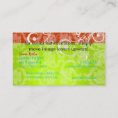 PixDezines Stijlvolle Pearl Swirls Visitekaartje (Achterkant)