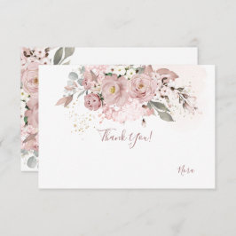 PixDezines Stof Roze Bedankt