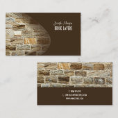 PixDezines Stonemasons, steenhouwers Visitekaartje (Voorkant / Achterkant)