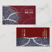 PixDezines Stonemasons, steenhouwers Visitekaartje (Voorkant / Achterkant)