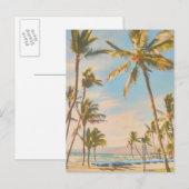 PixDezines strand Briefkaart (Voorkant / Achterkant)