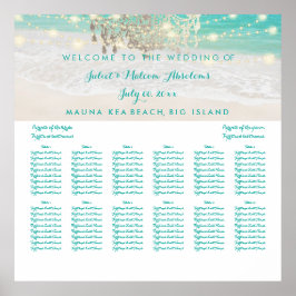 PixDezines strand/chadeliers/zitvlak Poster