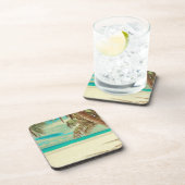 PixDezines  strand Drankjes Onderzetter (Rechterzijde)