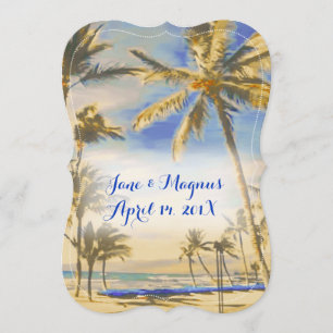 PixDezines  strand/kobalt Kaart