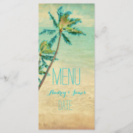 PixDezines  Strand/Palmbomen Menu/Faux Gold Menu