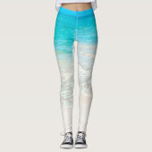 PixDezines Strand/Wit Zand Leggings (Voorkant)