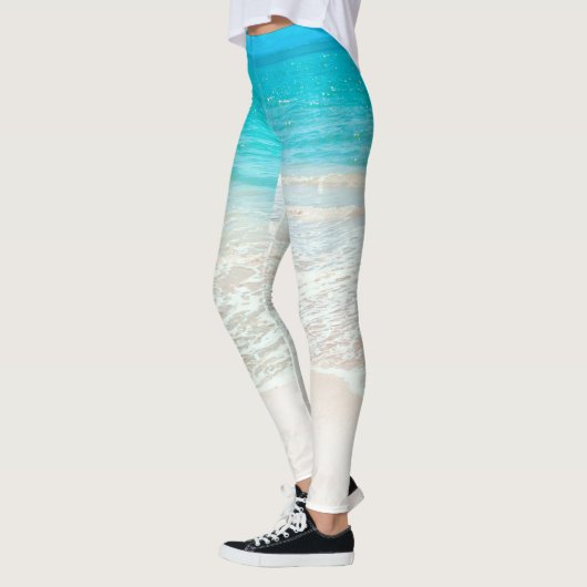 PixDezines Strand/Wit Zand Leggings (Links)