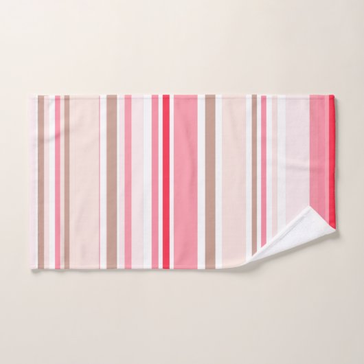 PixDezines Strawberry+Cream verstelbare strepen Bad Handdoek (Handdoek)