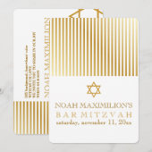 PixDezines strepen bar mitswa/DIY kleuren Kaart (Voorkant / Achterkant)