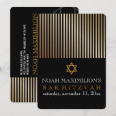 PixDezines strepen bar mitswa/DIY kleuren Kaart (Voorkant / Achterkant)