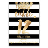 PixDezines Stripes/Chandelier/Faux Gold/Tabel 12 Kaart (Achterkant)