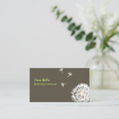 PixDezines STYLISH MARKETING CONSULTANT/DANDELIONS Visitekaartje (Staand voorkant)
