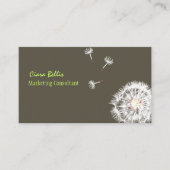 PixDezines STYLISH MARKETING CONSULTANT/DANDELIONS Visitekaartje (Voorkant)