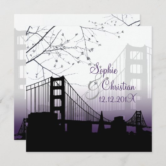 PixDezines SUNSET BIJ GOLDEN GATE/DIY Background Kaart (Voorkant / Achterkant)