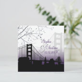 PixDezines SUNSET BIJ GOLDEN GATE/DIY Background Kaart (Staand voorkant)