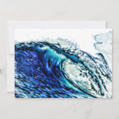 PixDezines surft op doorbraakbalk Mitzvah Kaart (Achterkant)