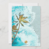 PixDezines surft op doorbraakbalk Mitzvah Kaart (Achterkant)