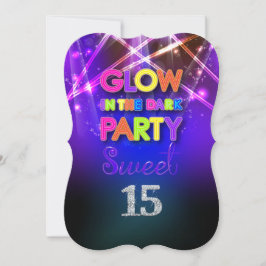PixDezines Sweet 15/Glow Party Kaart