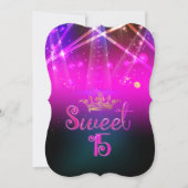 PixDezines Sweet 15, Laser Lights/Neon Lights Kaart (Voorkant)