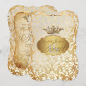 PixDezines Sweet 15/prinses/ivoorvocht Kaart (Voorkant / Achterkant)