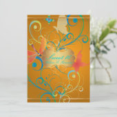 PixDezines Sweet 16/Butterfiles/Swirls/Dragonflies Kaart (Staand voorkant)