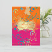 PixDezines Sweet 16/Butterfiles/Swirls/Dragonflies Kaart (Staand voorkant)