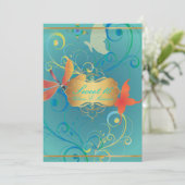 PixDezines Sweet 16/Butterfiles/Swirls/Dragonflies Kaart (Staand voorkant)