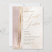 PixDezines Sweet 16 H2 Blush Pink gewassen Kaart (Voorkant)