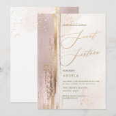 PixDezines Sweet 16 H2 Blush Pink gewassen Kaart (Voorkant / Achterkant)