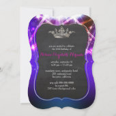 PixDezines Sweet 16, laserverlichting/neonverlicht Kaart (Achterkant)