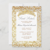 PixDezines  Sweet 16/prinses/pareldemask Kaart (Achterkant)